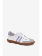 Zazoo N1068 Kožené Nízké Dámské Tenisky Bílomodré Zazoo N1068 Kožené Nízké Dámské Tenisky Bílomodré