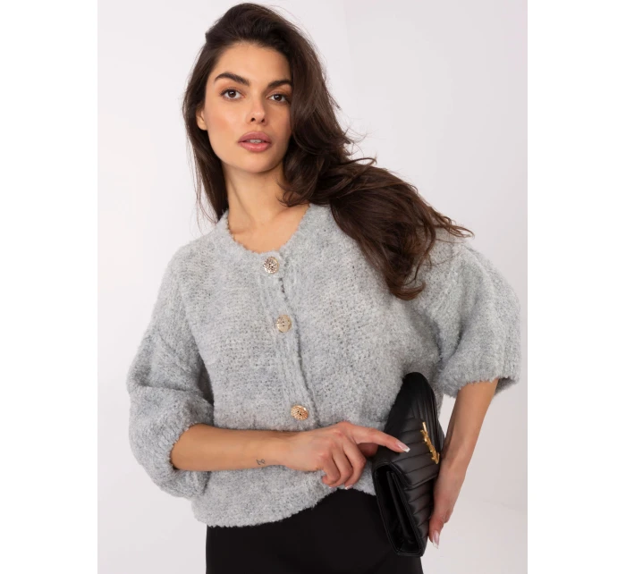 Dámsky sveter IT SW 72987.00 Svetlo šedá - FPrice Dámsky sveter IT SW 72987.00 Svetlo šedá - FPrice