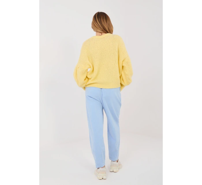 Šnúrové nohavice model 224381 Taliansko Moda