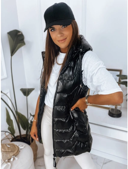 Dámská vesta černá Dstreet model 21964508 - FashionStreet Dámská vesta černá Dstreet model 21964508 - FashionStreet