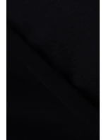 Šaty s kapucňou a bočným rázporkom čierne Šaty s kapucňou a bočným rázporkom čierne