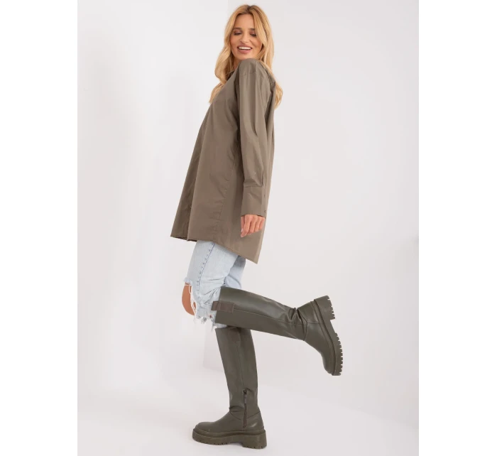 BA KS 0378 košeľa.60 khaki