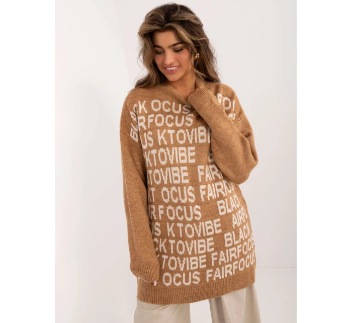 Sweter BA SW model 20280466 camelowy - FPrice