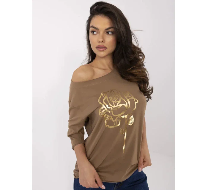 Blúzka CLM BZ 1700.88 svetlohnedá Blúzka CLM BZ 1700.88 svetlohnedá