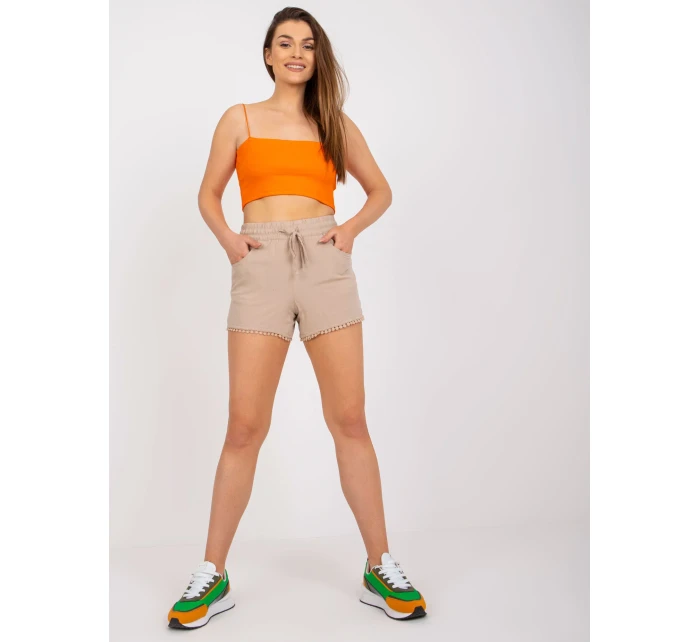 Šortky model 17404313 béžové - FPrice