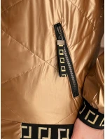 Dámská prošívaná bunda beige Dstreet model 21982790 - FashionStreet