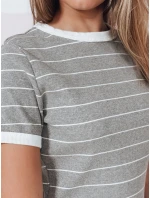 Dámské pruhované mini šaty šedé Dstreet model 21986845 - FashionStreet