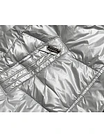 KRÓTKA KURTKA ZIMOWA DAMSKA W SZARA model 21244414 - J.STYLE KRÓTKA KURTKA ZIMOWA DAMSKA W SZARA model 21244414 - J.STYLE