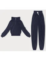 Tmavě modrý dámský teplákový komplet typu model 18901945 - LHD Tmavě modrý dámský teplákový komplet typu model 18901945 - LHD