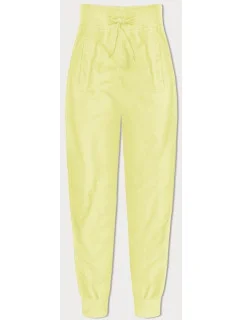 Slim tepláky v citrónovej farbe (CK03-33)