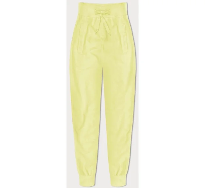 Slim tepláky v citrónovej farbe (CK03-33)