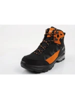 Aku pánska treková športová obuv Adapta Gore-tex kožená čierna oranžová