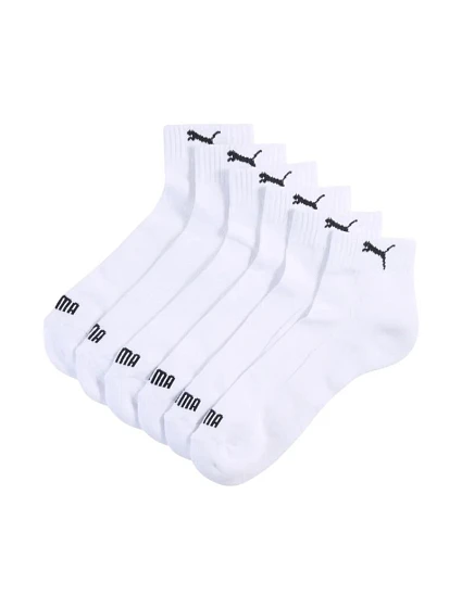 Ponožky Puma Cushioned Quarter, balenie po 3 kusoch, biele, 938581 02 Ponožky Puma Cushioned Quarter, balenie po 3 kusoch, biele, 938581 02
