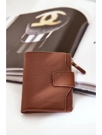 Portfel Damski Eko Skórzany Brązowy Jezorea