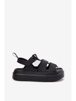 Dámské Sandály Na Platformě Černé model 21696282 - Boto