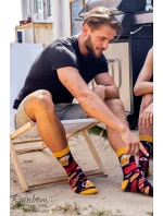 Sada ponožek PARTY BOX 3 páry duhových ponožek