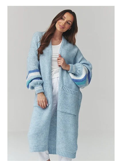 Zapínanie svetra model 226867 Makadamia Zapínanie svetra model 226867 Makadamia