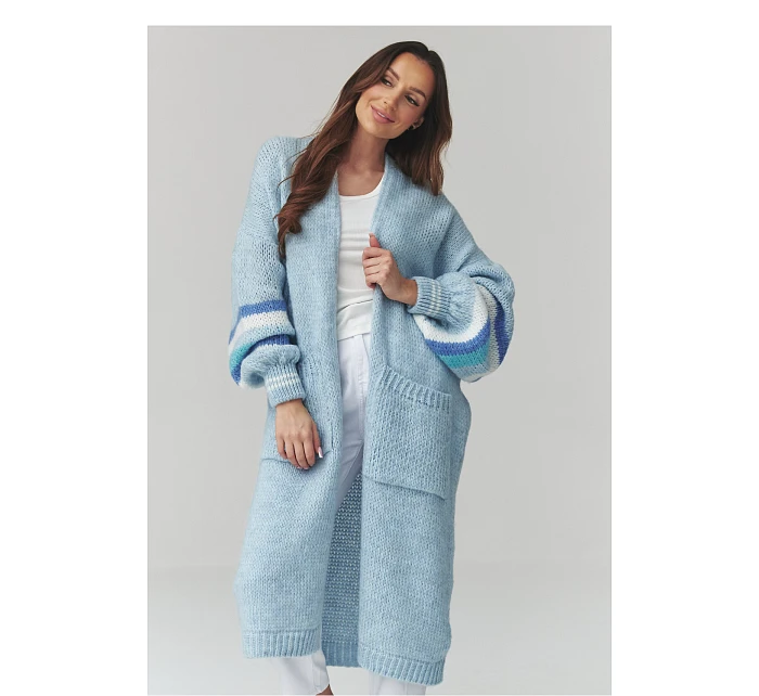 Zapínanie svetra model 226867 Makadamia Zapínanie svetra model 226867 Makadamia