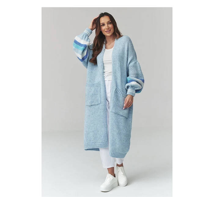 Zapínanie svetra model 226867 Makadamia Zapínanie svetra model 226867 Makadamia