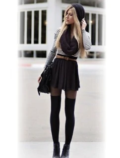 Ponožky model 21339433 s vlnou Dámské 3542 - WiK