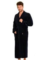 Dlhý pánsky župan DE LAFENSE Velur 712