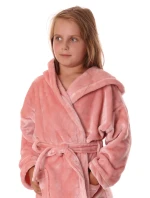 Detský župan Siena s kapucňou 9156 pink pearl - Vestis