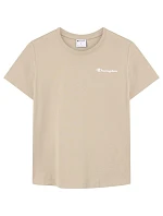 Dámské tričko s krátkým rukávem béžové model 22119598 - CHAMPION