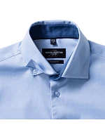 Kontrastní košile s dl. rukávem vzor rybí kost 11. light navy model 22476064 - Russell Athletic Kontrastní košile s dl. rukávem vzor rybí kost 11. light navy model 22476064 - Russell Athletic