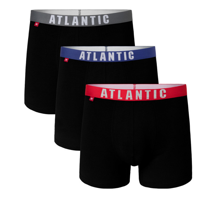 Pánske boxerky 3MH-011 čierna - Atlantic