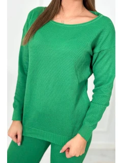 Sveter set Mikina + Nohavice zelený