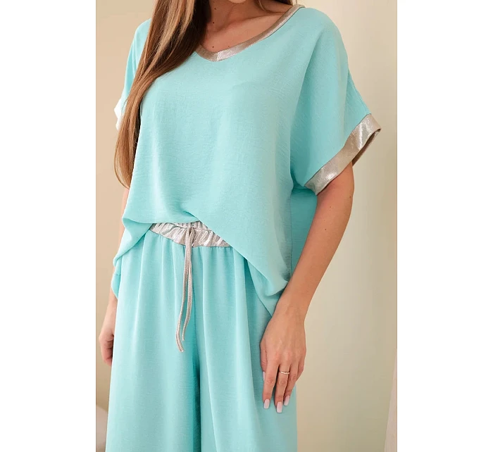 Viskózová súprava so zlatým lemovaním mincovne Viskózová súprava so zlatým lemovaním mincovne