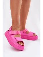 Dámské Sandály Na Platformě S Fuchsie model 21696247 - Boto