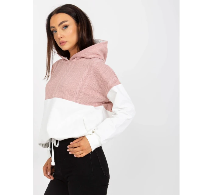 Mikina RV BL 8171.30 biele a ružové