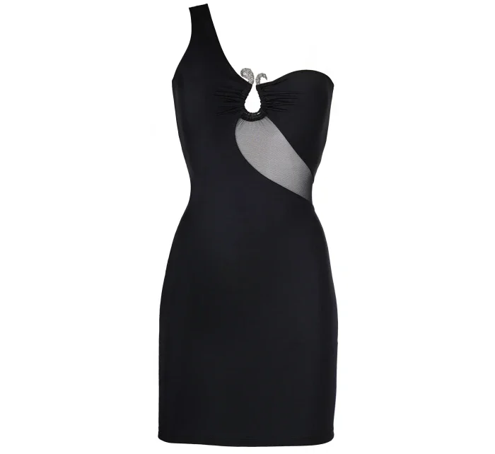 Šaty V-9099 čierne - Axami