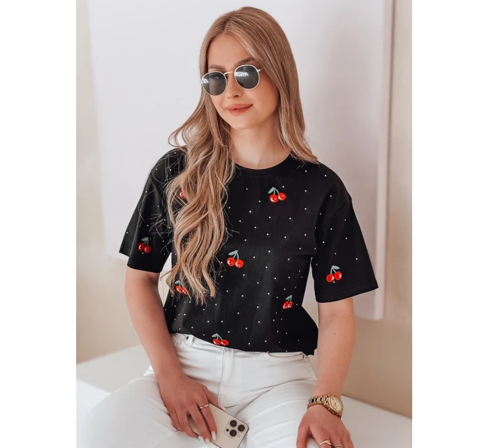 Dámské tričko černá Dstreet model 21988890 - FashionStreet Dámské tričko černá Dstreet model 21988890 - FashionStreet
