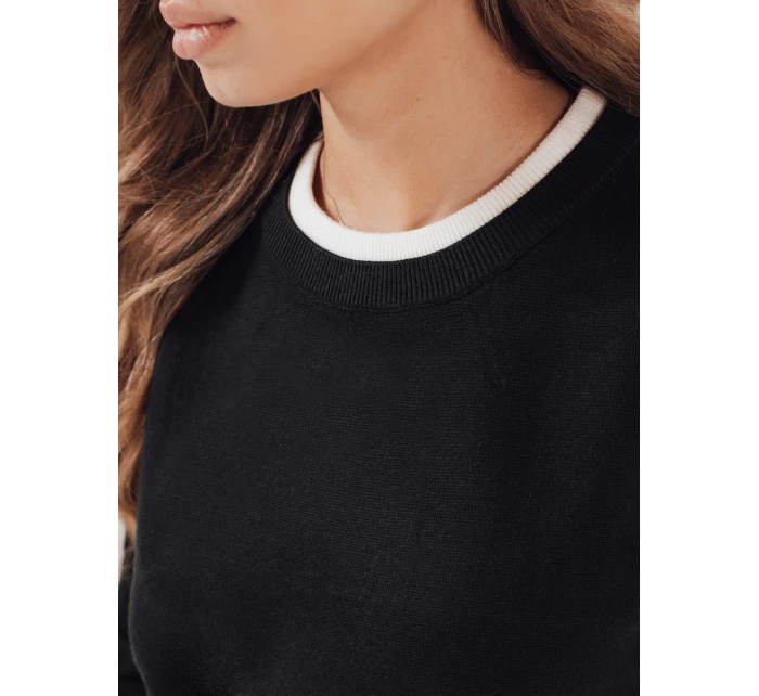 Dámský základní svetr černý Dstreet model 21990972 - FashionStreet