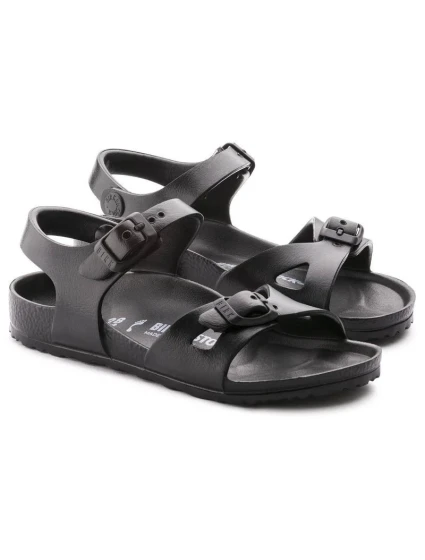 Birkenstock RIO KIDS EVA Black detské sandále úzke (0126113)