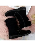 RIEKER W RKR130 zateplené kožené čižmy RIEKER W RKR130 zateplené kožené čižmy