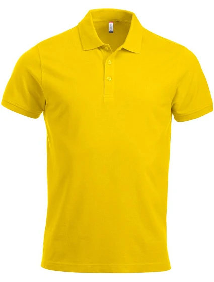 Classic S/S Pánské piqué polo z těžké bavlny lemon model 22457139 - Clique Classic S/S Pánské piqué polo z těžké bavlny lemon model 22457139 - Clique