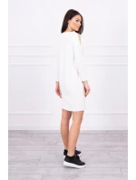 Šaty s potlačou Dream ecru Šaty s potlačou Dream ecru