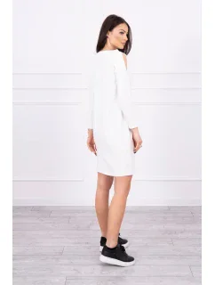 Šaty s potlačou Dream ecru