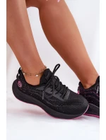 Tenisky Sportovní Boty Dámské Na Platformě Big Star model 21693849 HIPOLY SYSTEM Černé - Big Star Shoes Tenisky Sportovní Boty Dámské Na Platformě Big Star model 21693849 HIPOLY SYSTEM Černé - Big Star Shoes