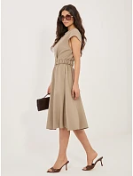 Sukienka MI SK  ciemny bezowy model 22109810 - FPrice