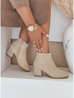 Dámské boty LORNE beige Dstreet ZY0433