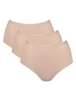 SLOGGI GO DAILY COTTON - nohavičky s vysokým pásom (3 ks) - česaná organická bavlna Sloggi