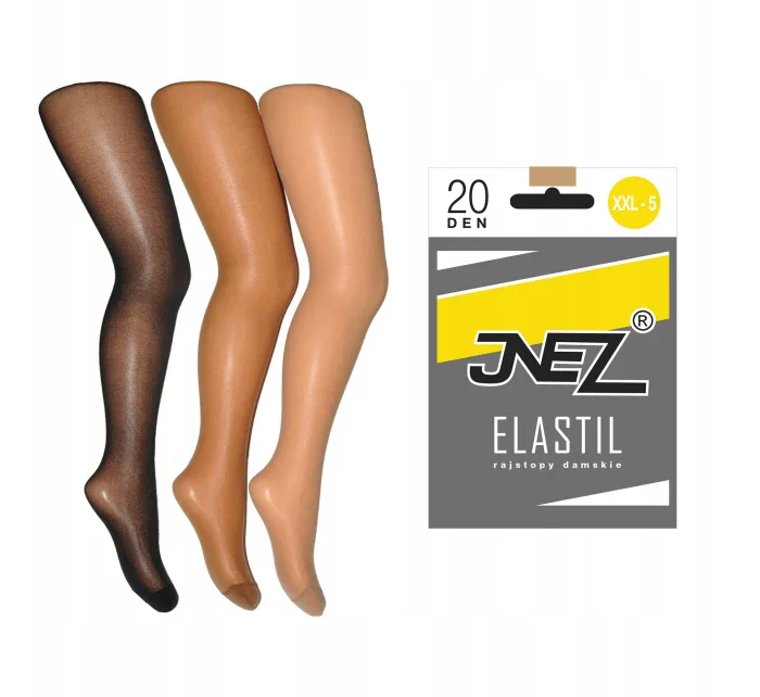 Dámske pančuchové nohavice Inez Caroline Elastil 20 deň 3-L