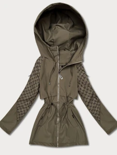 Damska kurtka z monogramem Goodlookin khaki (KK60412-2#)