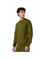 Pánská mikina Crewneck Sweatshirt olive pánské model 21811903 - CHAMPION Pánská mikina Crewneck Sweatshirt olive pánské model 21811903 - CHAMPION