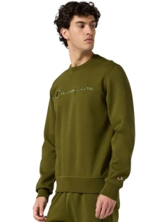 Pánská mikina Crewneck Sweatshirt olive pánské model 21811903 - CHAMPION