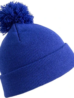 Result Headwear RC 028J Detská pletená čiapka s bambulou 28.028J royal